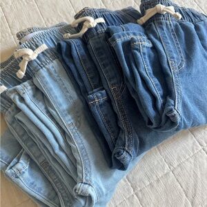 Old Navy Bundle of 4 Baggy Pull On Jeans size 8